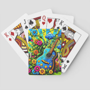 Jeu De Cartes Art guitare