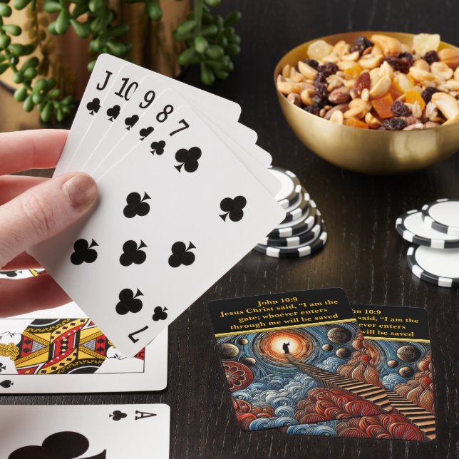 Jeu De Cartes Art inspiré par John 10:9 (In Situ)