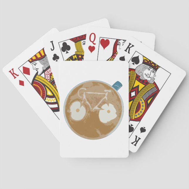 Jeu De Cartes Art Latte Cycliste (dos)