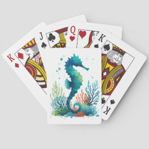 Jeu De Cartes art marin/de plage/côtier hippique