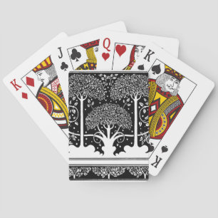 Jeu De Cartes Art Nouveau Tree Beardsley Motif