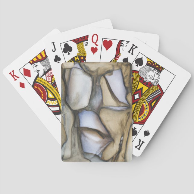 Jeu De Cartes Art trouvé - Cool Rock Motif (dos)