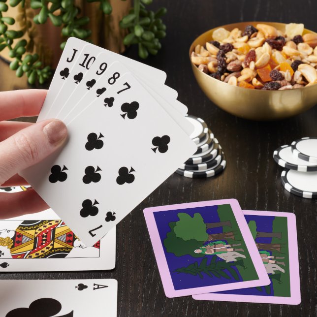 Jeu De Cartes Artémis jouant aux cartes (In Situ)