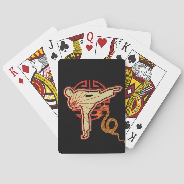 Jeu De Cartes Arts martiaux (dos)