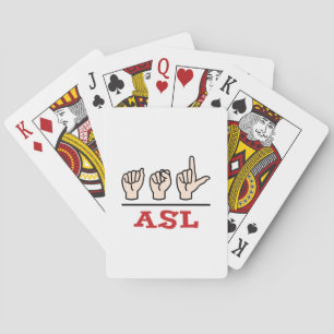 JEU DE CARTES ASL
