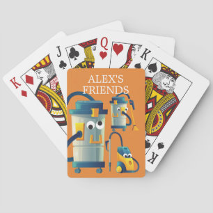 Jeu De Cartes Aspirateur avec Yeux Google Personnalisé