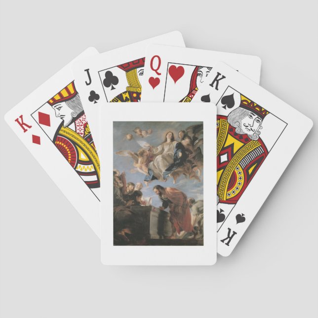 Jeu De Cartes Assoumption of the Virgin, 1673 (dos)