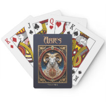 Astrologie Cartes de jeu - Bélier signe Zodiaque