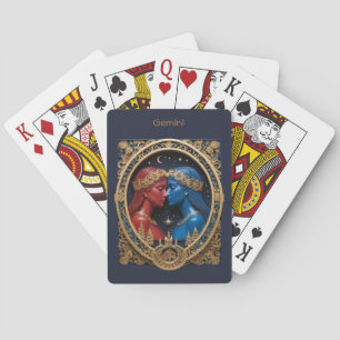 Jeu De Cartes Astrologie Cartes de Jeu - Symbole Zodiaque Gemini