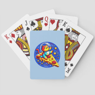 Jeu De Cartes Astronaute de chat cosmique - Amusante aventure de