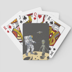Jeu De Cartes Astronaute et alien