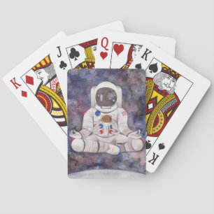 Jeu De Cartes Astronaute méditating