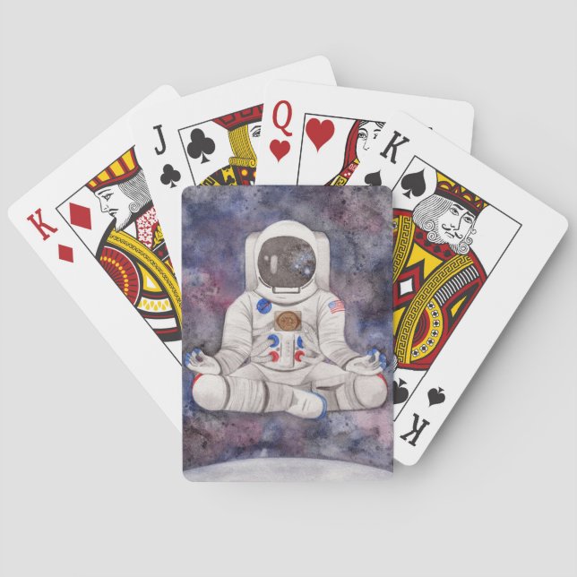 Jeu De Cartes Astronaute méditating (dos)