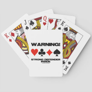 Jeu De Cartes Attention! Défenseur fort à l'intérieur (quatre co