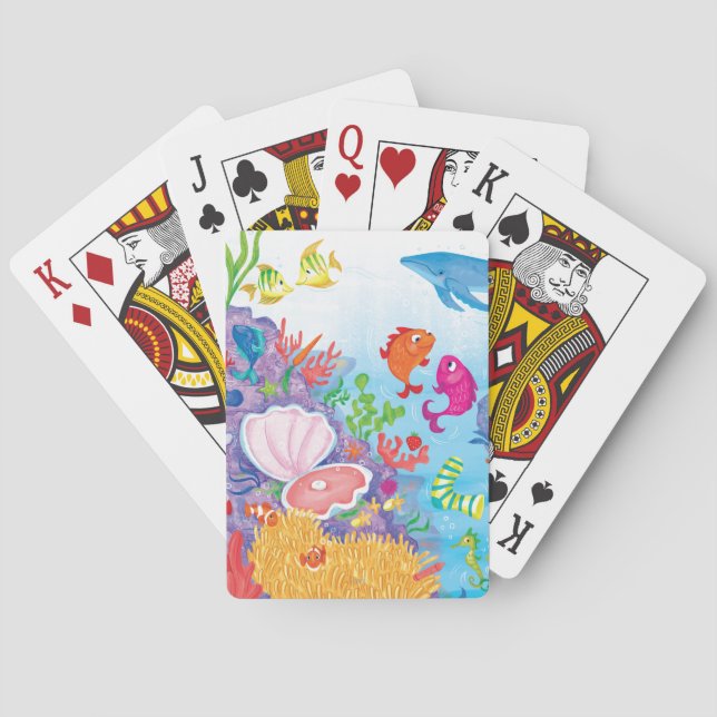 Jeu De Cartes Au fond de l'océan (dos)