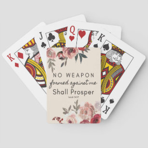 Jeu De Cartes Aucune Arme Formée Contre Moi Jouant Des Cartes
