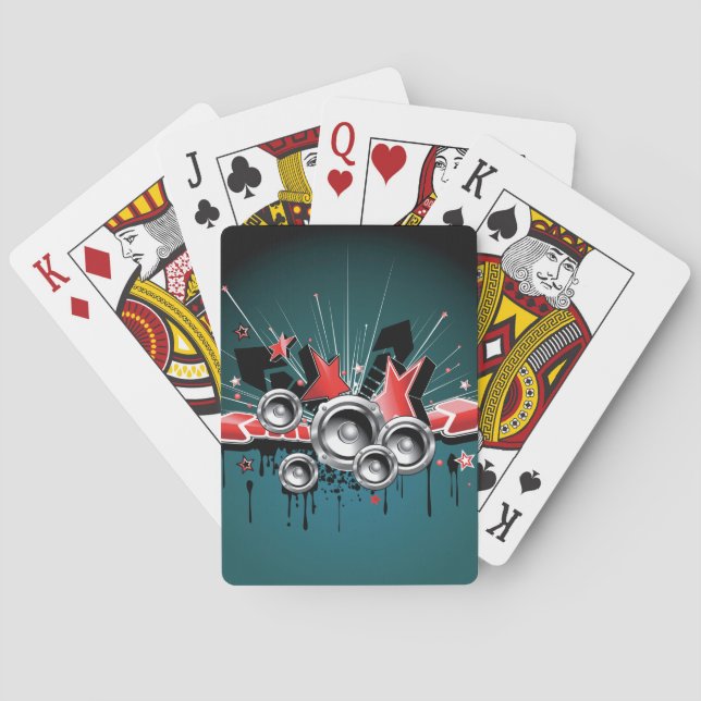 Jeu De Cartes Audio haut-parleurs musicaux (dos)