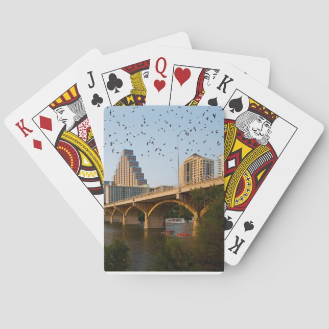 Jeu De Cartes Austin, Texas avec chauves-souris (dos)