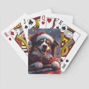 Jeu De Cartes Australian Kelpie Dog Roller Coaster Noël