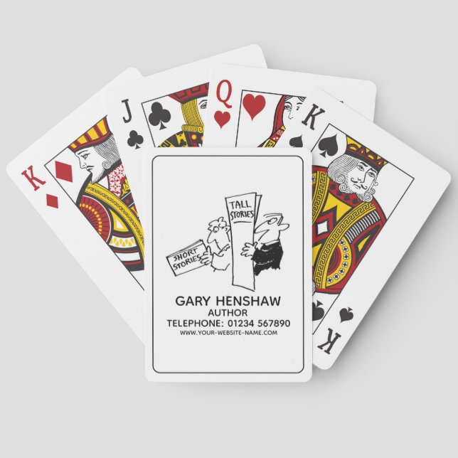 Jeu De Cartes Auteur ou écrivain Jouer des cartes (dos)