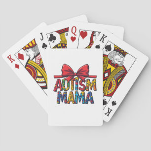 Jeu De Cartes Autism Mama Bow Coquette Maman Sensibilisation sur