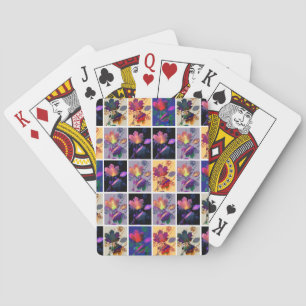 Jeu De Cartes Autumn Leaves Rustic Patchwork