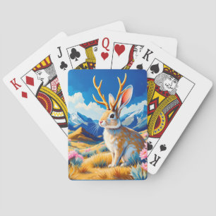 Jeu De Cartes Aventure Jackalope Wyoming Mythe Légende