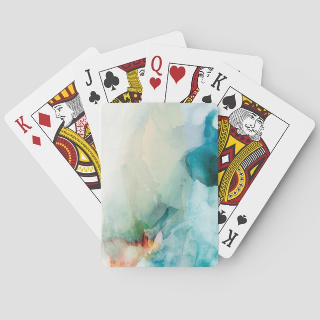 Jeu De Cartes Aversion - Aquarelle bleue (dos)