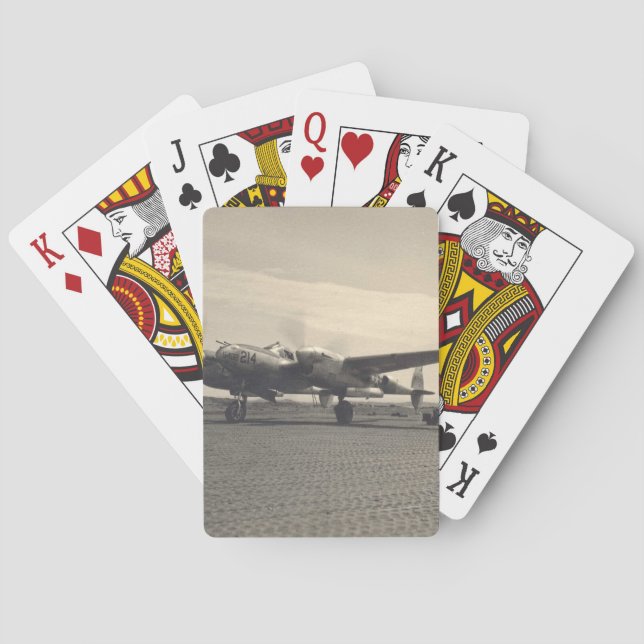 Jeu De Cartes avion antique (dos)