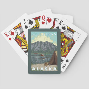 Jeu De Cartes Avion de Bush et pêche - Ketchikan, Alaska