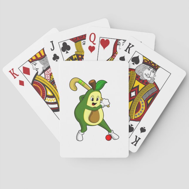 Jeu De Cartes Avocado at hockey (dos)