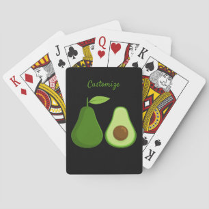 Jeu De Cartes Avocado Lover Design Thunder_Cove