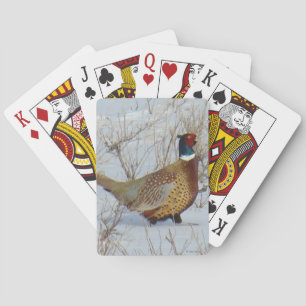 Jeu De Cartes B22 Faisant à cou cerf en neige