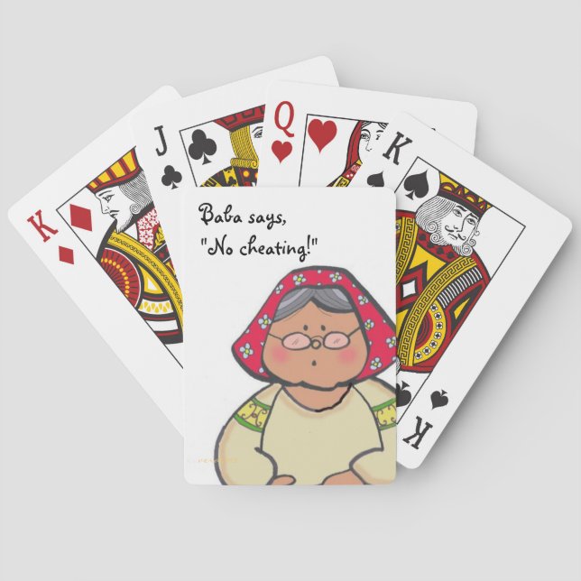 Jeu De Cartes Baba Dit L'Art Populaire Ukrainien (dos)
