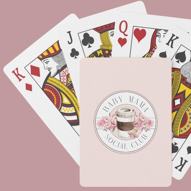 Jeu De Cartes Baby Mama Social Club Rose (Créateur téléchargé)