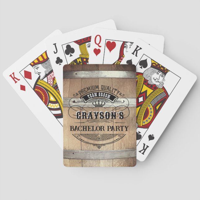 Jeu De Cartes Bachelor Party Russe Whiskey Barrel (dos)