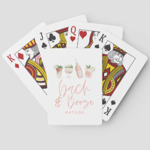 Jeu De Cartes bachelorette rose bach & alcool week-end chic