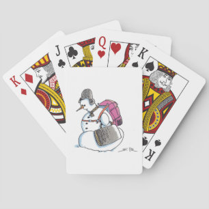 Jeu De Cartes Backpack Snowman Poker jouer cartes