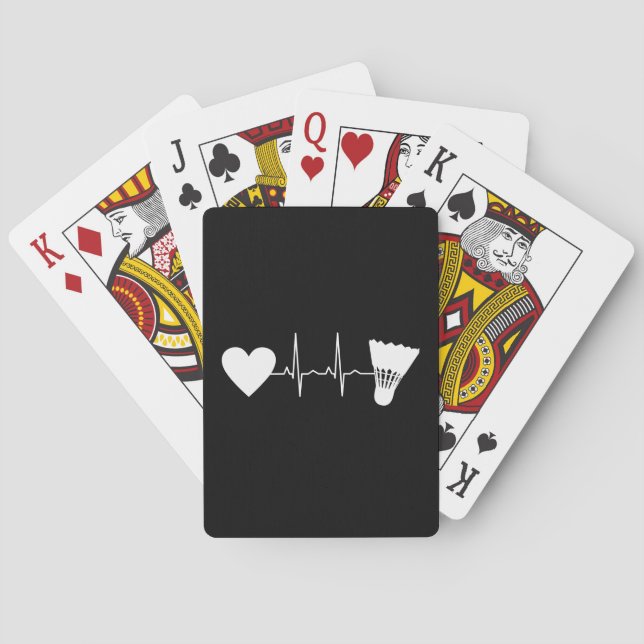 Jeu De Cartes Badminton - Ball de Badminton (dos)