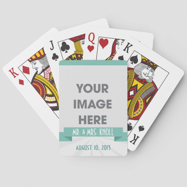 Jeu De Cartes Bague de mariage de la carte Faveurs (dos)