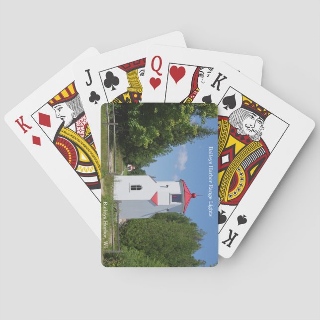 Jeu De Cartes Baileys Harbour Range Lights jouer aux cartes (dos)