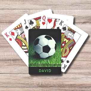Jeu De Cartes Bal de football Nom personnalisé Football Sport
