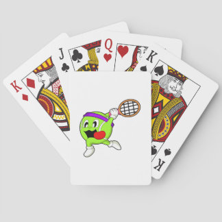 Jeu De Cartes Bal de tennis avec raquette de tennis