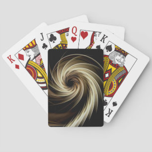 Jeu De Cartes Balayage doré à travers le noir