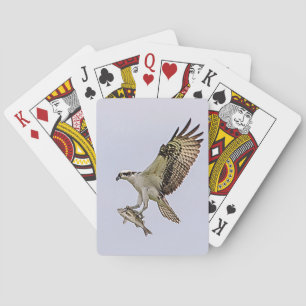 Jeu De Cartes Balbuzard pêcheur transportant un poisson