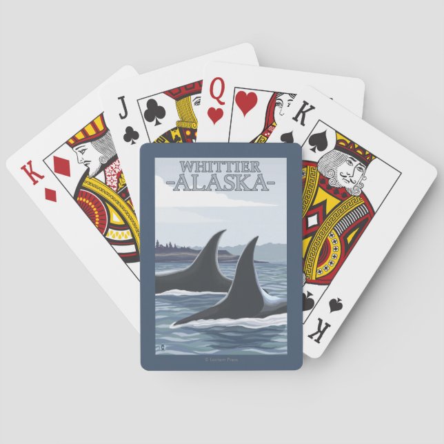 Jeu De Cartes Baleines #1 - Whittier, Alaska d'orque (dos)