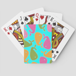 Jeu De Cartes baleines colorées