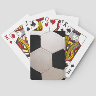 Jeu De Cartes Balle de soccer blanche et noire