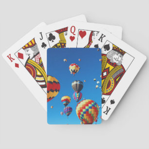 Jeu De Cartes Ballons à air chaud Ciel bleu