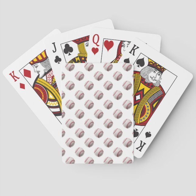 Jeu De Cartes Ballons de baseball Arrière - plan Sport (dos)